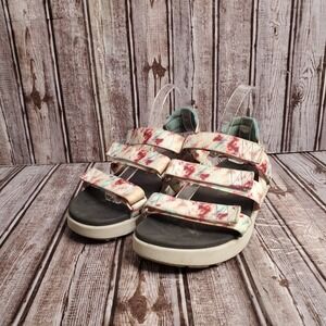 Women's Keen Elle Strappy Tie Dye Hook And Loop Sandals Size 11